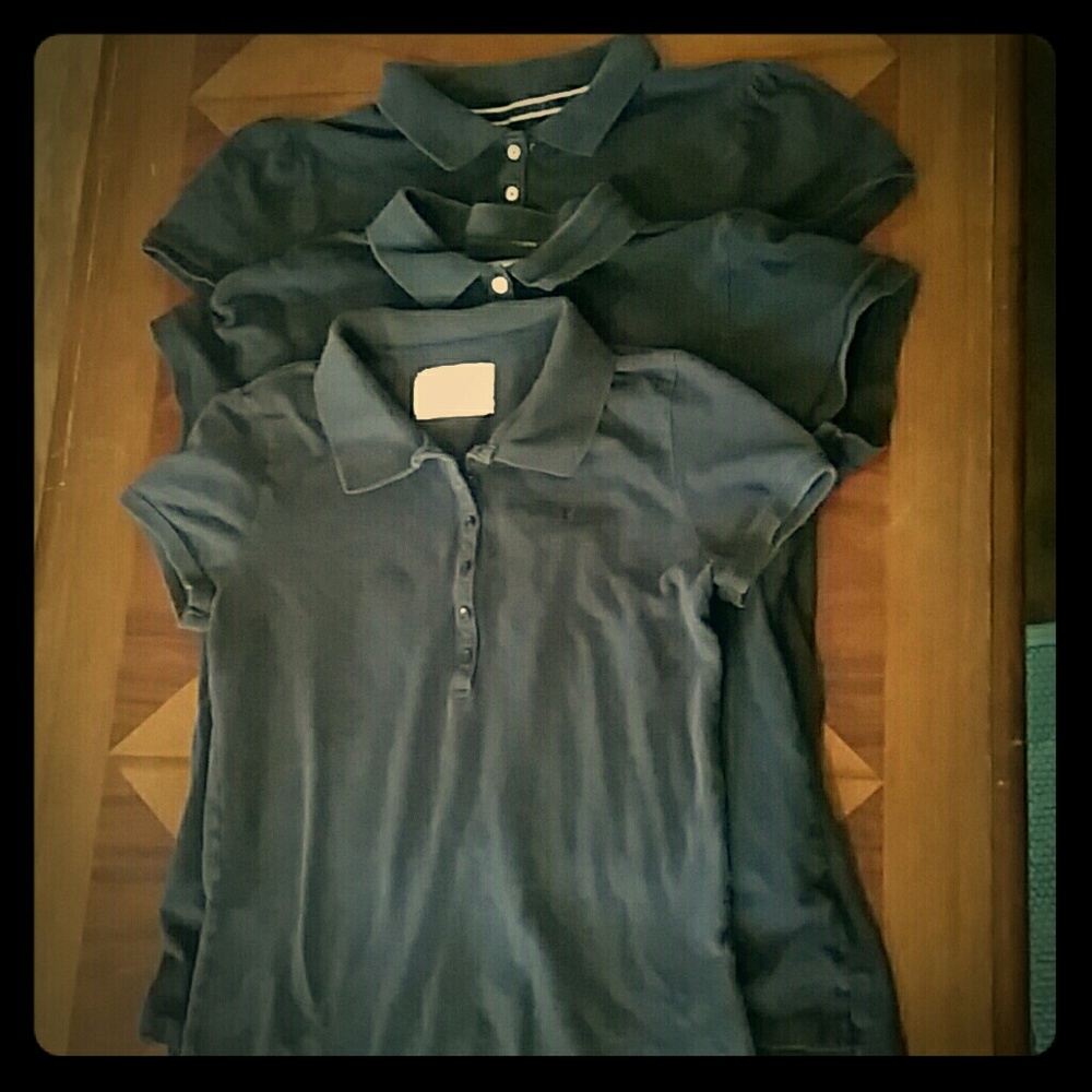 Bundle of  3 Women's Size XL Black Work Shirts